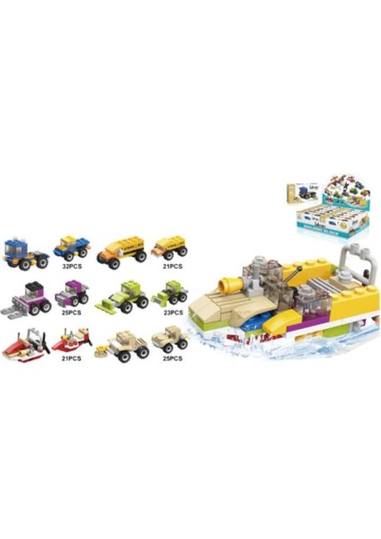 Kızılkaya Oyuncak LEGO Arabalar 6 In 1 KZL-SM208B(1 Adet)