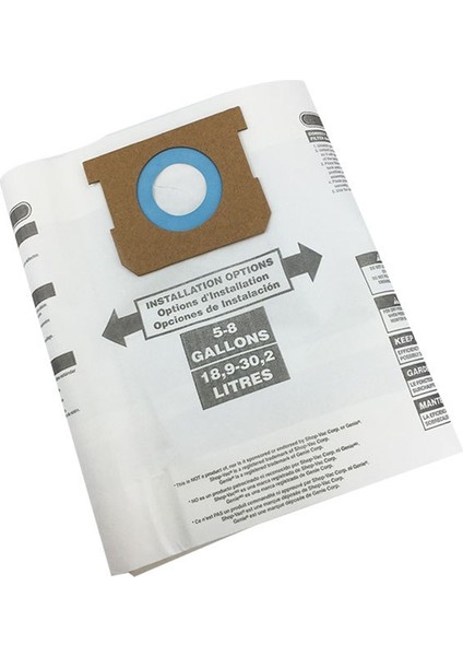 Shop Vac 5-8 Galon Vakum Için Uyumlu 10 Paket Tip H Yedek Vakum Filtre Torbaları, Parçayı Değiştirin 90671, 9067100 (Yurt Dışından) fırsatları