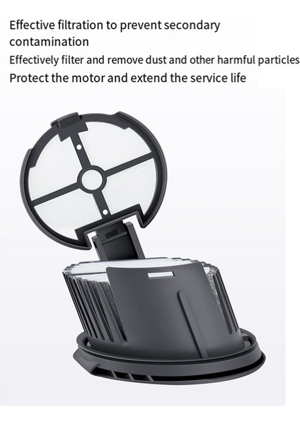 Dreame H20 ULTRA/H30 Ultra Elektrikli Süpürge Yedek Parçaları Aksesuarları Silindir Fırça Hepa Filtresi ile Uyumludur (Yurt Dışından)
