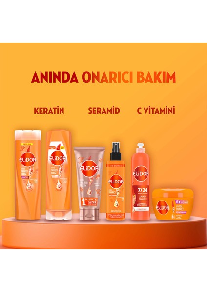 7/24 Kurtarıcı Saç Bakım Kremi Anında Onarıcı Yıpranmış Saçlar 240 ml