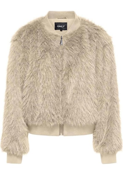 15322405 Onlmanny Faux Fur Bomber cc Otw Kadın Kadife Kürklü Ceket