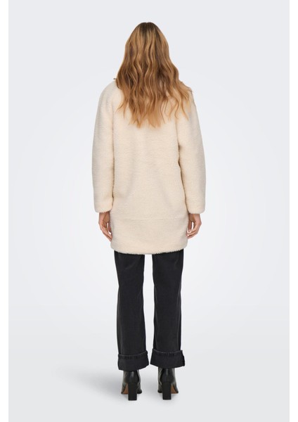 15304788 Onlnewaurelıa Sherpa Coat Lıfe Otw cc Kadın Kürklü Kaban fiyatları