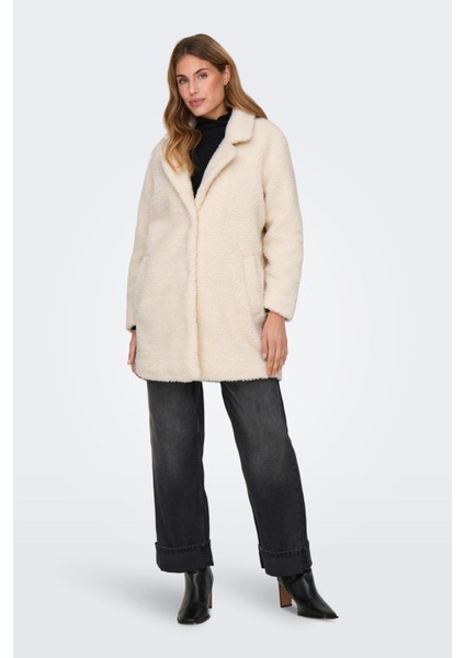 15304788 Onlnewaurelıa Sherpa Coat Lıfe Otw cc Kadın Kürklü Kaban modelleri
