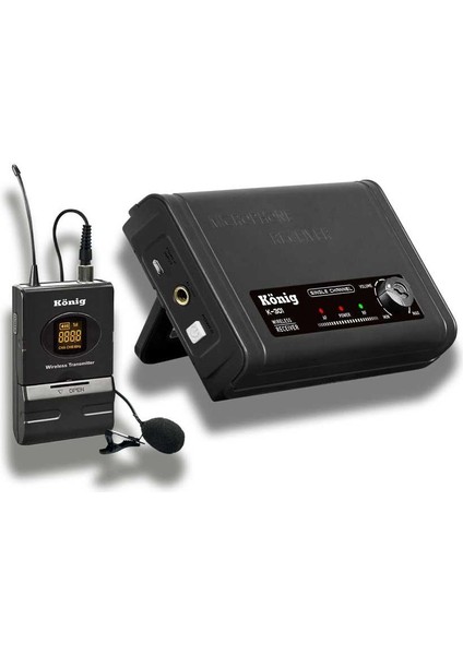 K-301 Uhf Tek Kanal Yaka Mikrofon