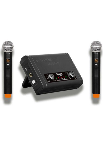 K-302 Uhf Çift Kanal 2 El Mikrofon