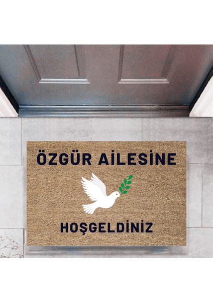 Kapı Önü Paspası Dekoratif Dijital Baskı Kişiye Özel P-2448
