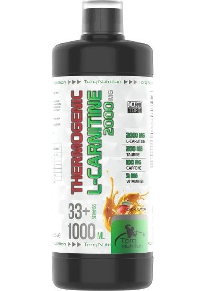 Thermogenic L Carnitine 2000 Mg Şeftali Aromalı 1000 ML