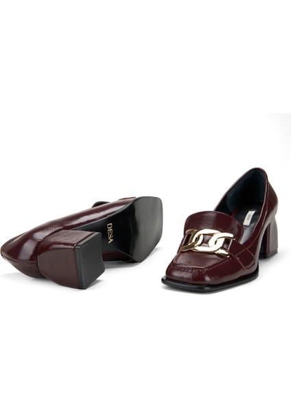 Rahel Kırmızı Kadın Klasik Deri Ayakkabı indirimleri