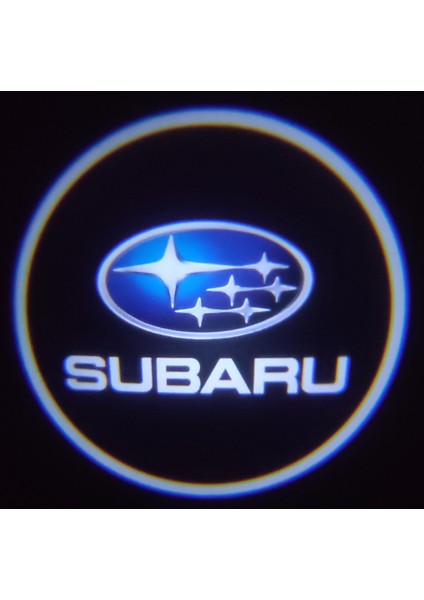 Subaru Araçlar Için Pilli Yapıştırmalı Kapı Altı LED Logo