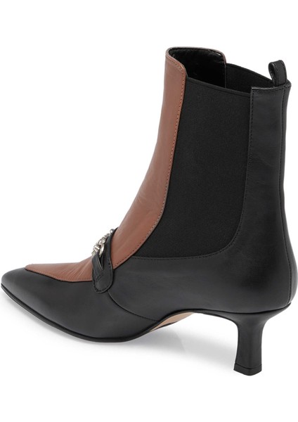 Siyah Hakiki Deri Kadın Klasik Bot - K23K1BT66861-J5Z fiyatları