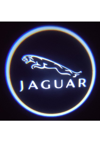 Jaguar Araçlar Için Pilli Yapıştırmalı Kapı Altı LED Logo