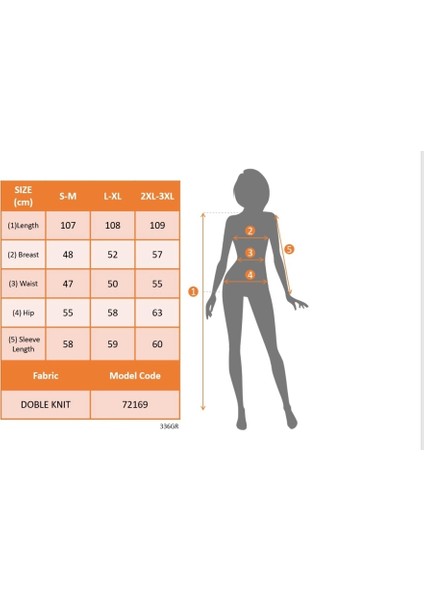 Kadın Uzun Kollu V Yakalı Yandan Yırtmaçlı Iki Iplik Midi Elbise