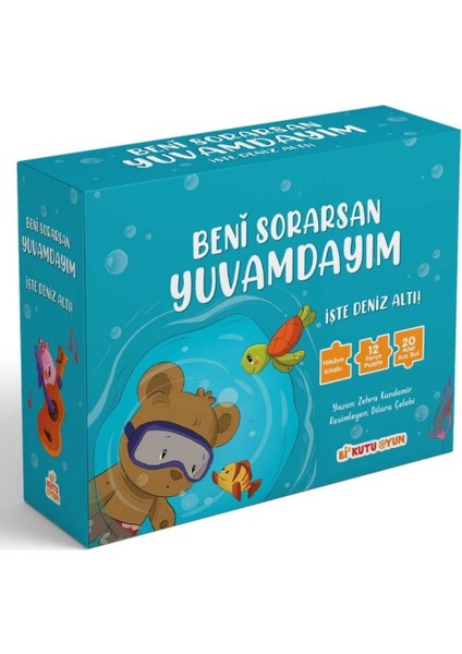 Beni Sorarsan Yuvamdayım-İşte Deniz Altı! - Kitap ve Yapboz Seti - Zehra Kandemir