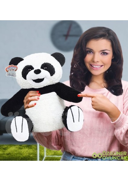 Özgüner Oyuncak Harika Peluş Sevimli Mi Sevimli 45 cm Panda