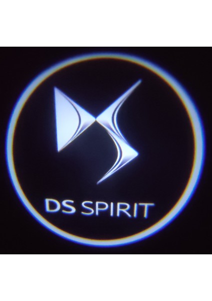 Citröen Ds Auto Araçlar Için Pilli Yapıştırmalı Kapı Altı LED Logo