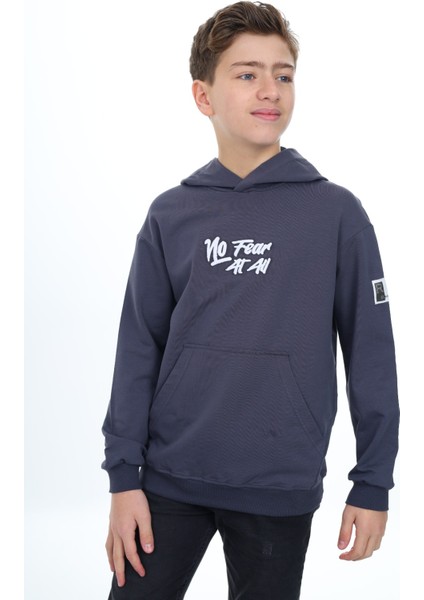 Erkek Çocuk Nakışlı Sweatshirt