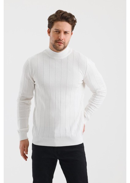 Alexandergardı Yarım Balıkçı Yaka Regular Fit Triko Kazak (E24-EZE-34)