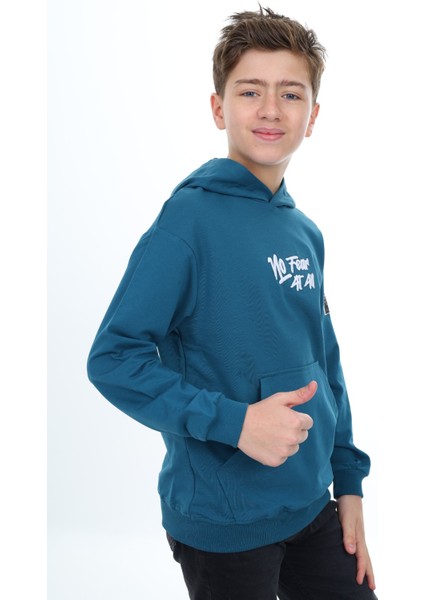 Erkek Çocuk Nakışlı Sweatshirt