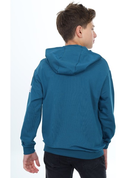 Erkek Çocuk Nakışlı Sweatshirt