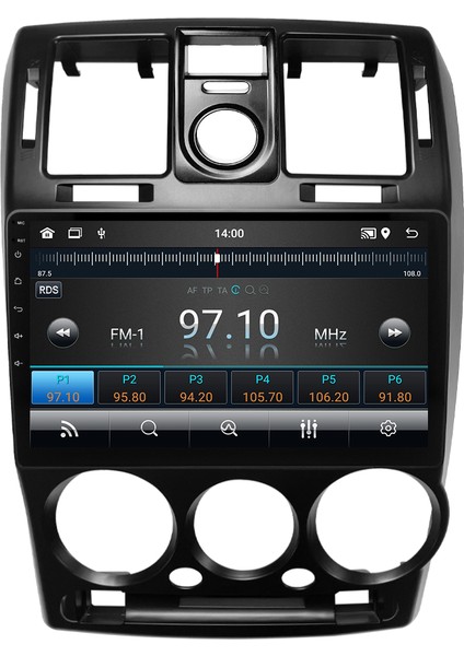 Hyundai Getz (2004-2006) Android 14 Multimedya - 4 GB Ram - 64 GB Hafıza - Carplay CRV-4761XR