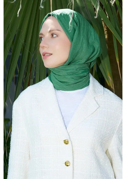 Bambu Kraş Şal - Yosun Yeşili modelleri