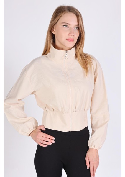 4296A Önü Fermuarlı Kısa Ceket Taş fiyatları