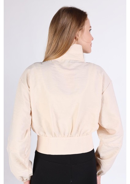 4296A Önü Fermuarlı Kısa Ceket Taş indirimleri