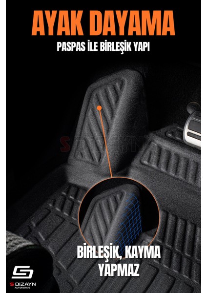 Volkswagen Golf 8 Manuel 3D Pro Havuzlu Paspas 2020-2024 A+ Kalite modelleri