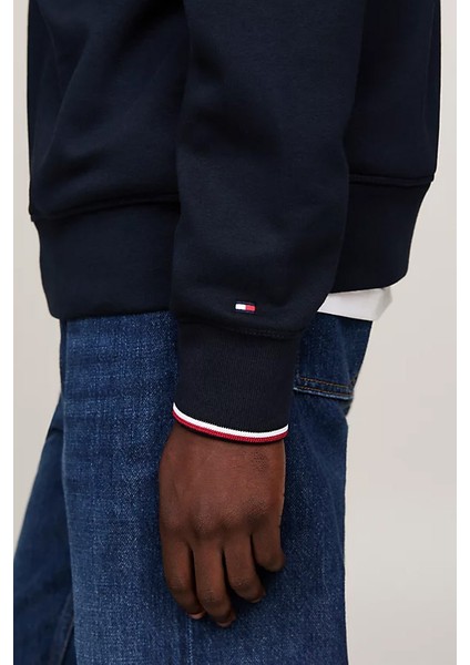 Erkek Yuvarlak Yaka Sweatshirt - Lacivert indirimleri