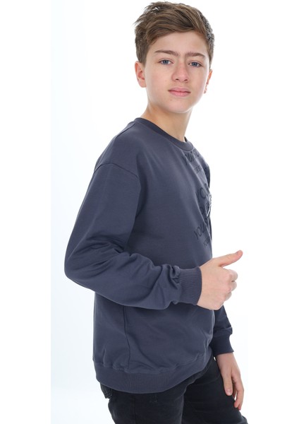Erkek Çocuk Baskılı Sweatshirt