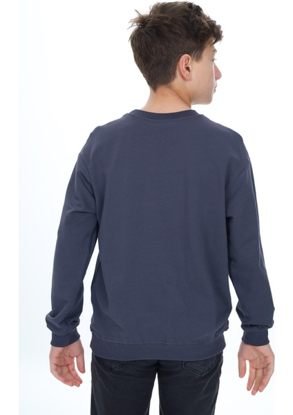Erkek Çocuk Baskılı Sweatshirt