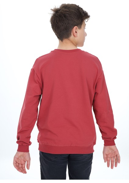 Erkek Çocuk Baskılı Sweatshirt