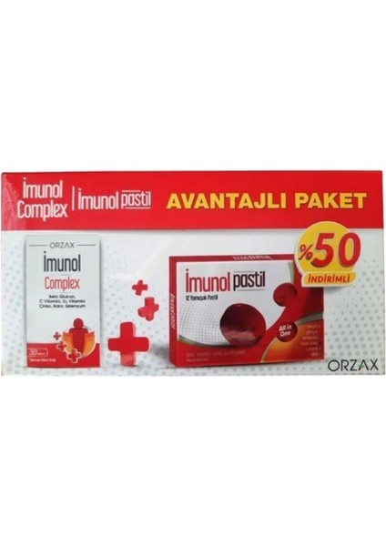 Imunol Complex + Imunol Pastil Avantajlı Paket