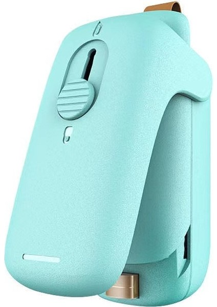 Mini Pil Yeşil Tarzı Taşınabilir Isı Torba Mühürleyici Plastik Paket Saklama Torba Klipsi Mini Mühürleme Makinesi Pratik Sticker Mühür Gıda Atıştırmalık Mutfak Gereçleri (Yurt Dışından)