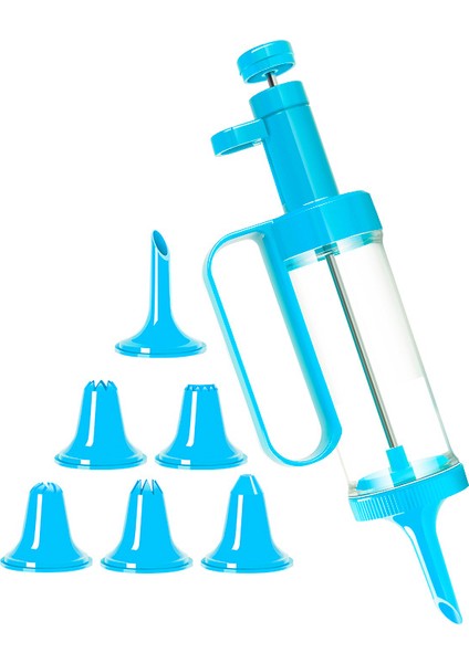 Pişirme, Şeffaf Krema Veya Krem ​​dekorasyon Için Kurabiye Pres Tabancası Seti, Kendin Yap Bisküvi Kurabiye Makinesi ve Dekorasyon Için Sprey Kurabiye Pres Kiti (Yurt Dışından)