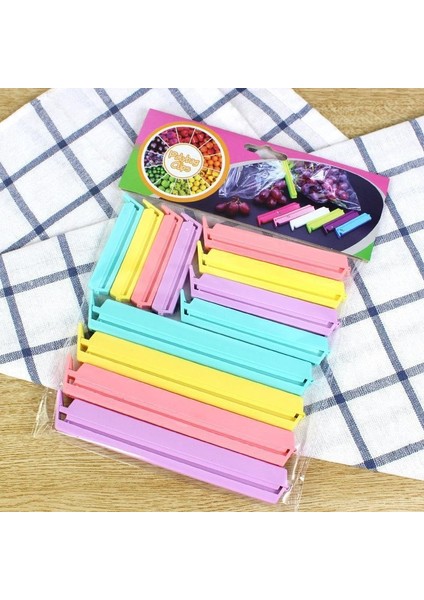 Gıda Paketleri Için Plastik Çip Klipsleri, Gıda, Mutfak ve Ev Için Kavisli Tasarım Sızdırmazlık Poşeti Klipsleri, Küçük Boy, Orta Boy, Büyük Boy (6,5 Cm, 9 Cm, 14 Cm) (Yurt Dışından)