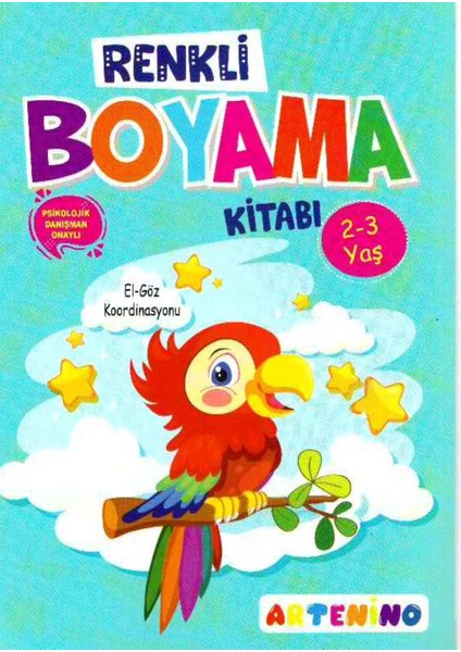 Renkli Boyama Kitabı (2-3 Yaş)