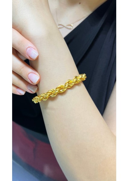 11.50 gr (Gram) Burgu Halat Künye Bileklik 22 Ayar Altın