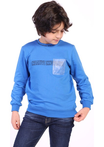 Erkek Çocuk Creatıve Innovatıve Baskılı Sweatshirt