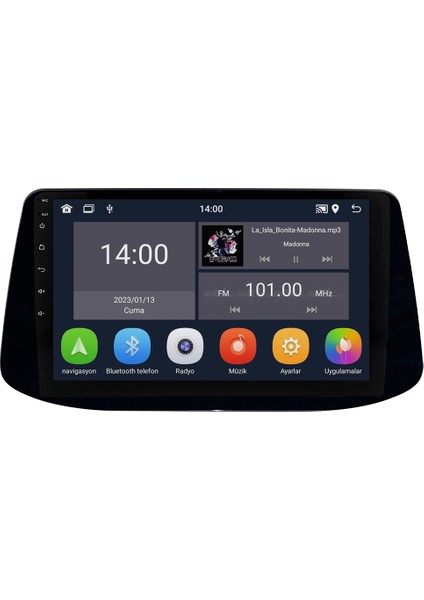 Hyundai I30 (2017-2020) Android 14 Multimedya Carplay 9 Inch 4 GB Ram / 64 GB Hafıza CRV-4270XD