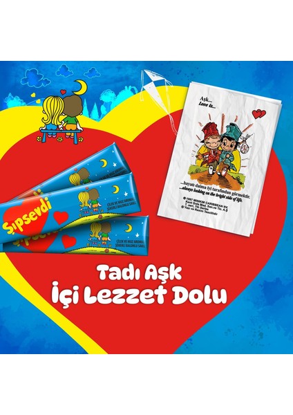 Şıpsevdi Çilek & Muz Aromalı Balonlu Nostaljik Sakız 25 gr - 20 Adet