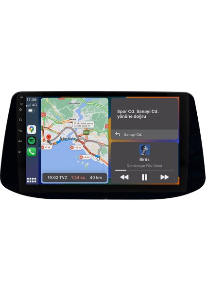 Hyundai I30 (2017-2020) Android 14 Multimedya Carplay 9 Inch 8 GB Ram / 128 GB Hafıza CRV-4270XAA