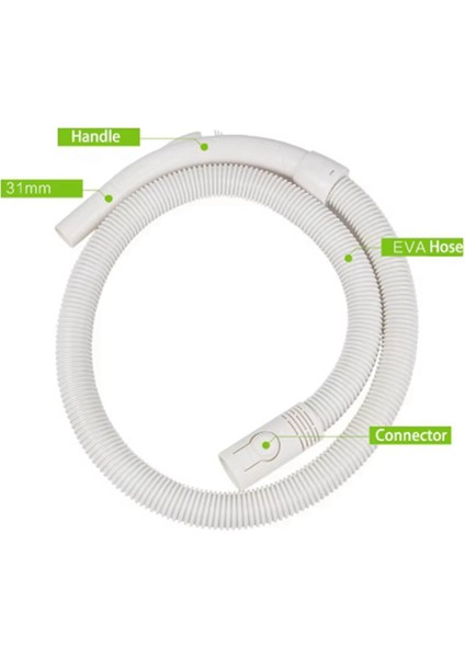 Beyaz Esnek Hortum, Elektrikli Süpürge FC5225 5822 5826 5828 Hortum 1,8 Metre Için Saplı Alet Setleri (Yurt Dışından)