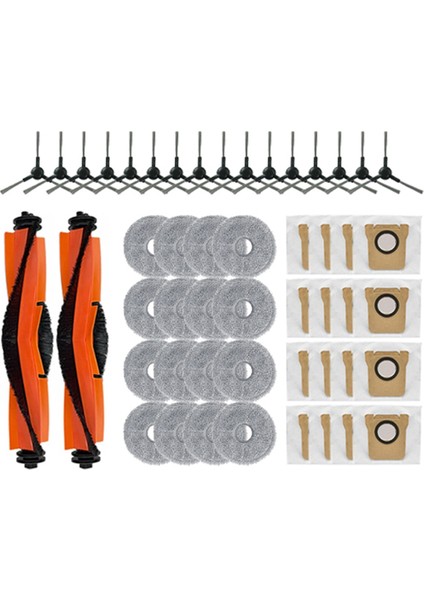 Omni M30 D102 Robot Süpürge Ana Yan Fırça Paspas Bezi Toz Torbası Aksesuarları Yedek Parçaları (Yurt Dışından)