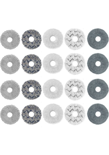 X1/X2/T10/T20/T30 Elektrikli Süpürge Için Mop Rag Parçaları Yıkanabilir Paçavralar Bez Yedek Aksesuarları (Yurt Dışından)