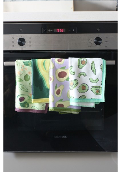 Mutfak Havlusu, Kurulama Bezi, Yüksek Kaliteli Yıkanabilir Emici Şık Mutfak havlusu 4lü 40X60CM