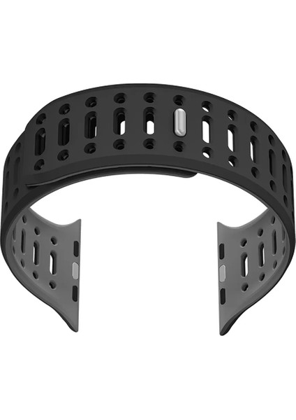 Watch 10 46MM Redclick KRD-124 Silikon Kordon Terletmeyen Delikli Strap Kayış