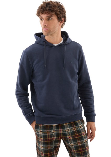 Erkek Sweatshirt 40611 - Lacivert