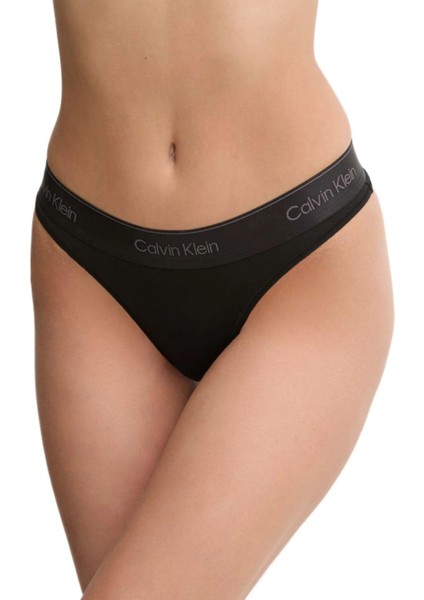 Kadın Siyah Bralet Tanga Set 000QF8000E