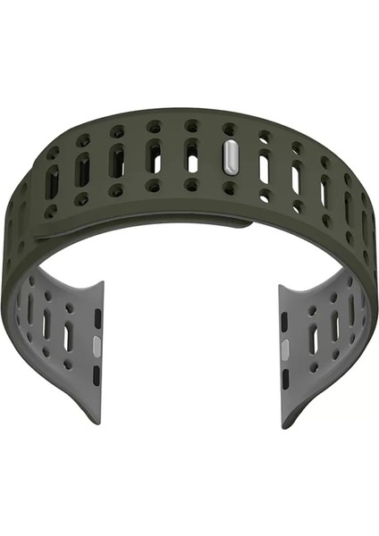 Watch 10 46MM Redclick KRD-124 Silikon Kordon Terletmeyen Delikli Strap Kayış modelleri